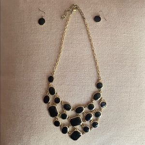 Necklace and earrings set